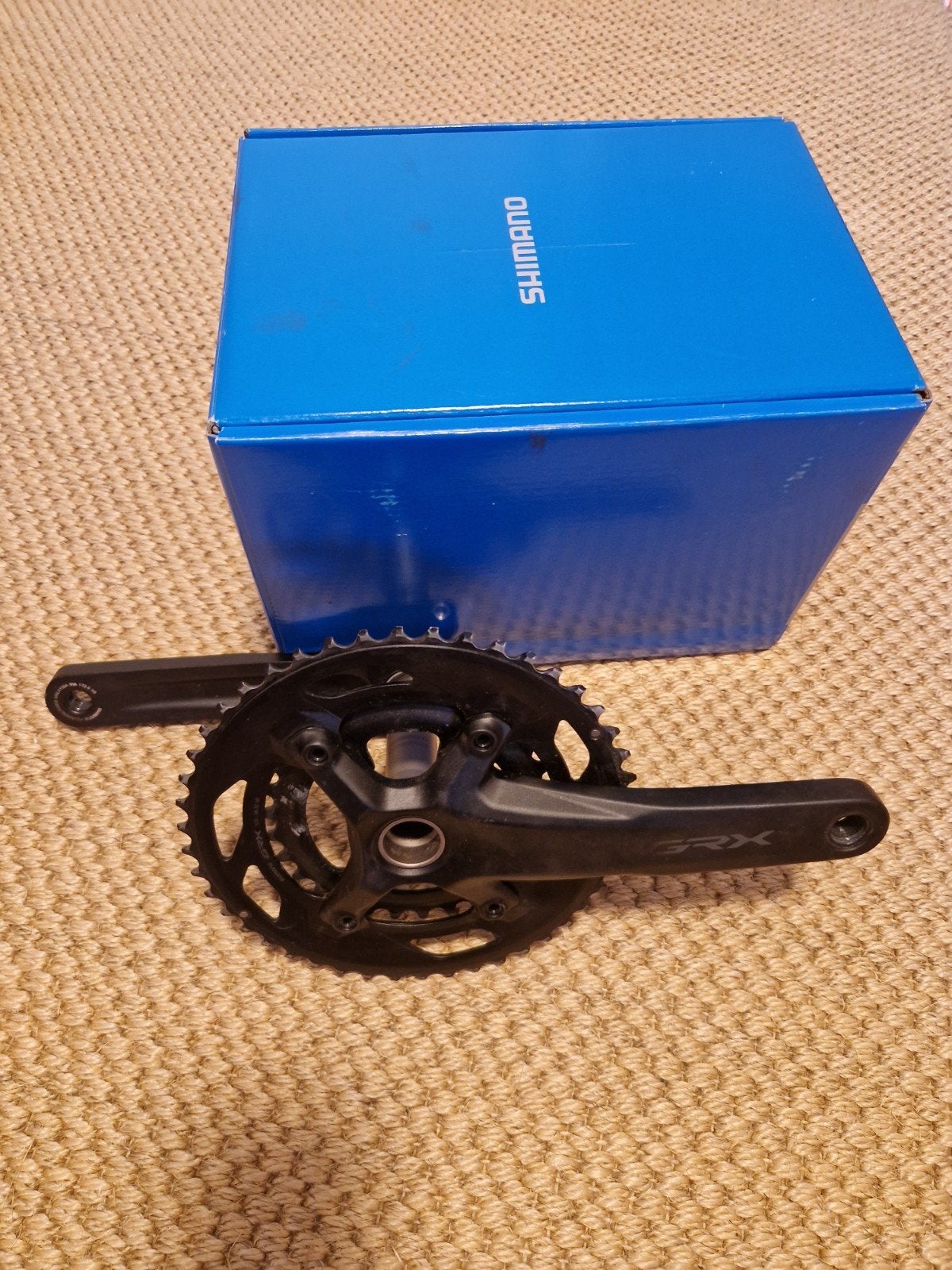 SHIMANO GRX FC-RX600 Crankstel 10-speed 46/30T 172,5mm, Crankstel of Pedalen, Ophalen of Verzenden, Zo goed als nieuw, Aluminium