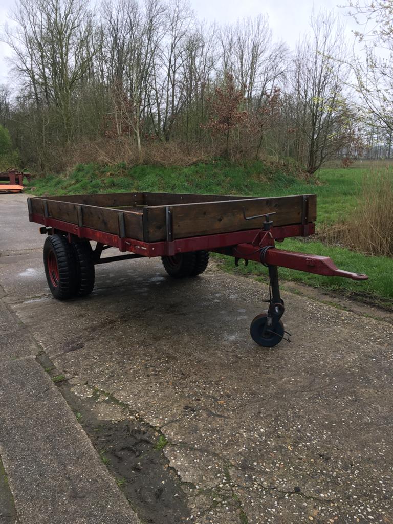 Plattwagen voor tractor koopje schuitemaker, Ophalen of Verzenden
