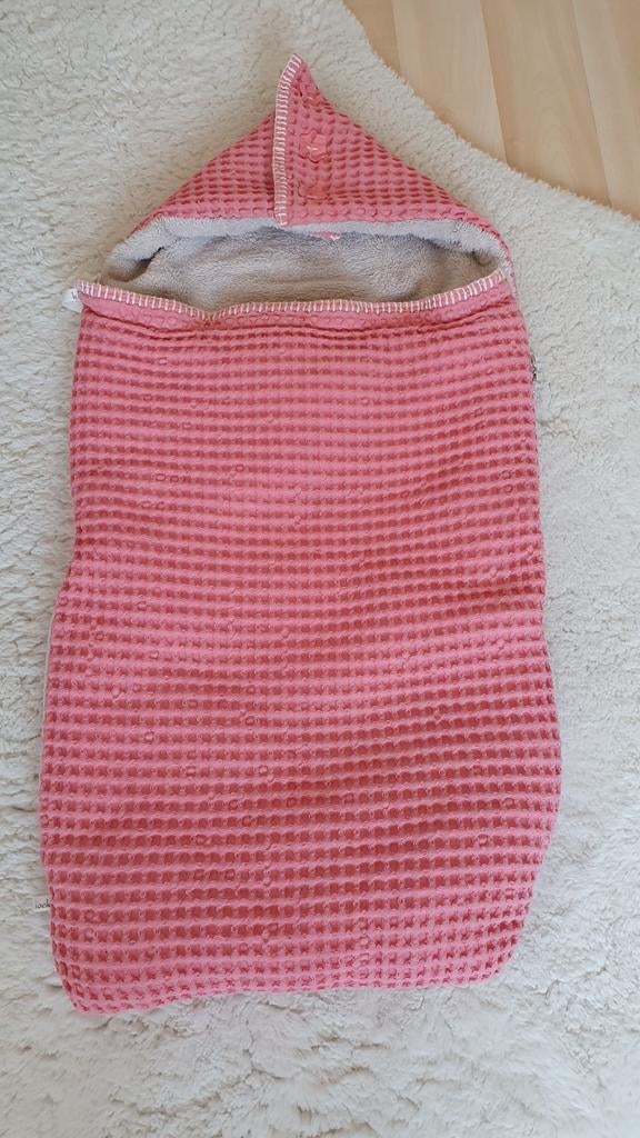 Koeka voetenzak wafel/teddy in kleur Tea roze/Pebble, Ophalen of Verzenden, Zo goed als nieuw, 70 tot 85 cm, Overige typen