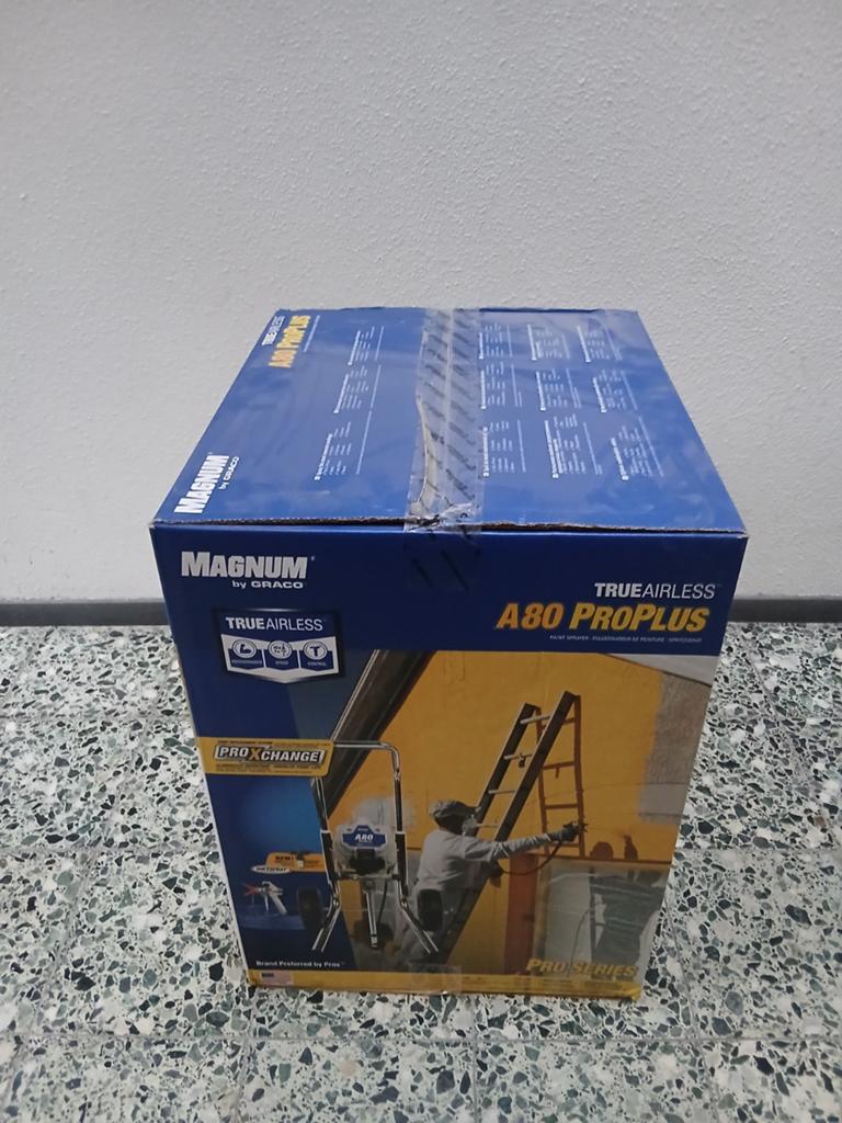 Te koop: Graco Airless A80 ProPlus Verfspuit NIEUW IN DOOS, Doe-het-zelf en Verbouw, Schildersmaterialen, Ophalen of Verzenden