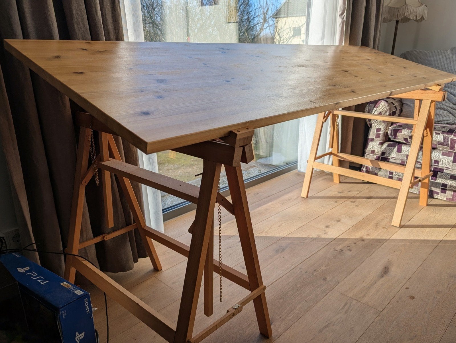 Jullian Paris houten werktafel - architect/kunstenaar, Ophalen