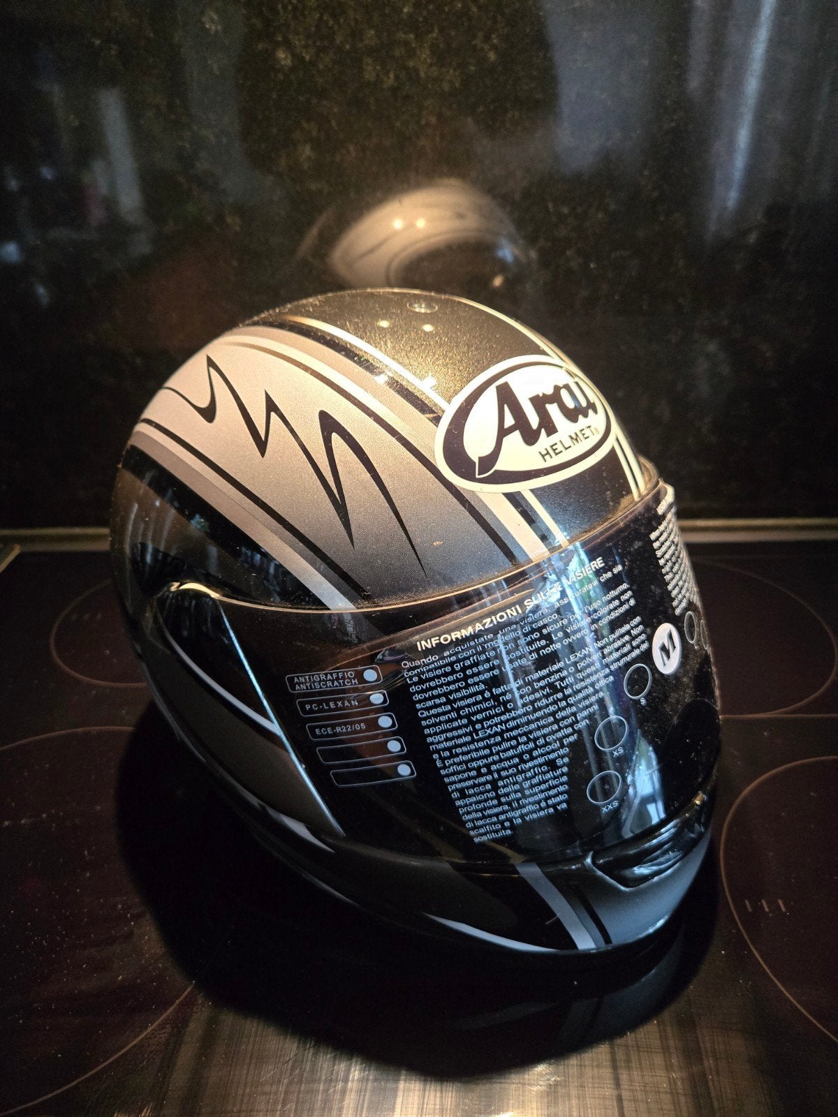 Arai NR-5 Integraalhelm Maat M - Zilver/Zwart, M, Arai, Dames, Ophalen of Verzenden