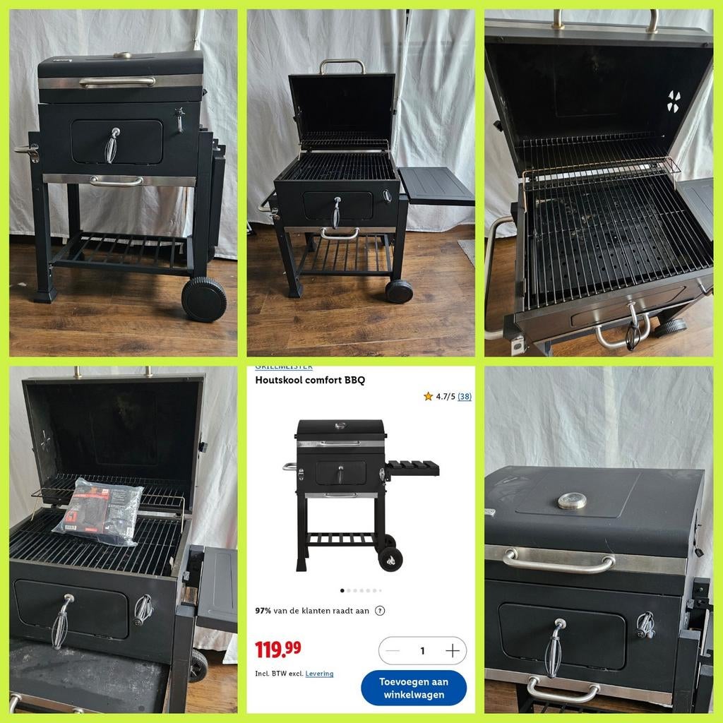 BARBECUE gebruikt in nette staat, Tuin en Terras, Tuinsets en Loungesets, Ophalen, Gebruikt