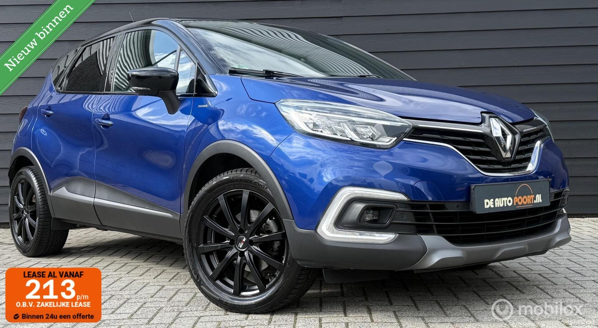 Renault Captur 1.3 TCe Version S 150PK Automaat Camera/Winte, Gebruikt, 4 cilinders, Blauw, 1330 cc