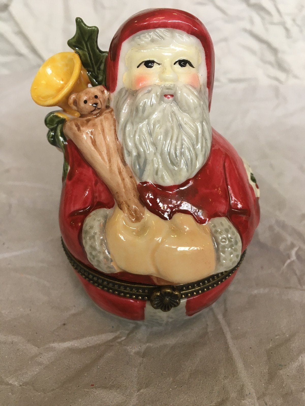 Villeroy kerstman trinket box, Ophalen of Verzenden, Zo goed als nieuw