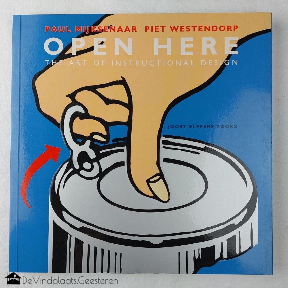 Open here – grafische kunst van instructies ontwerpen, Boeken, Ophalen of Verzenden, Zo goed als nieuw, Grafische vormgeving