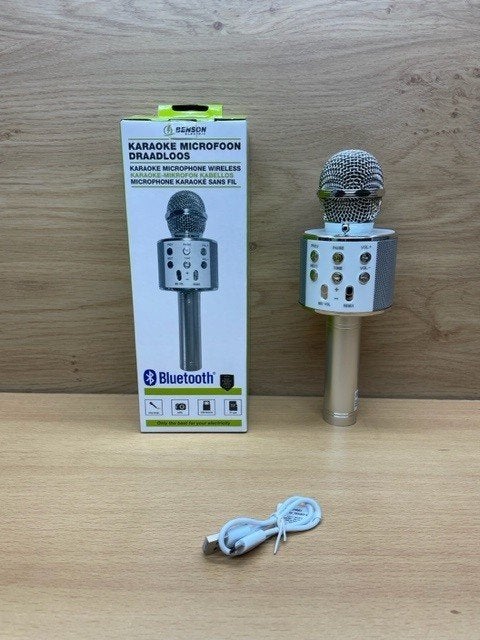 Microfoon karaoke draadloos., Muziek en Instrumenten, Microfoons, Eddiys, Espel, Nieuw, Info@eddiys.eu