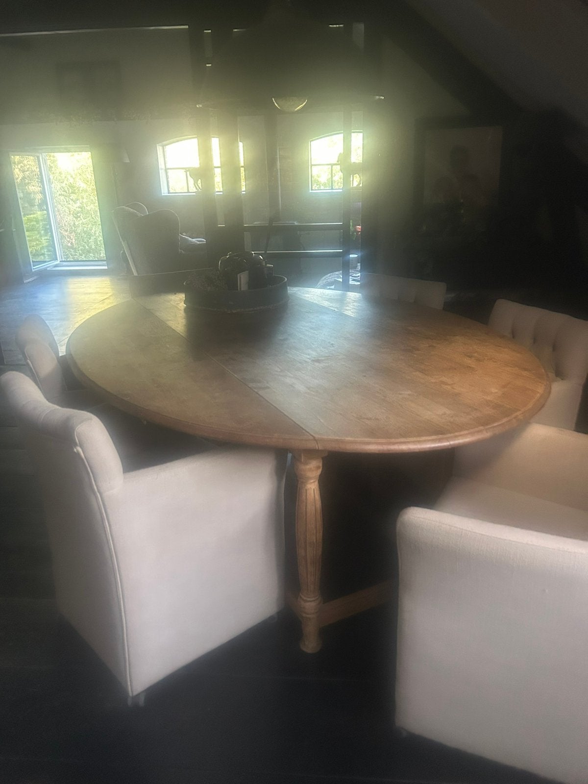 Grote ovale tafel, Ophalen of Verzenden