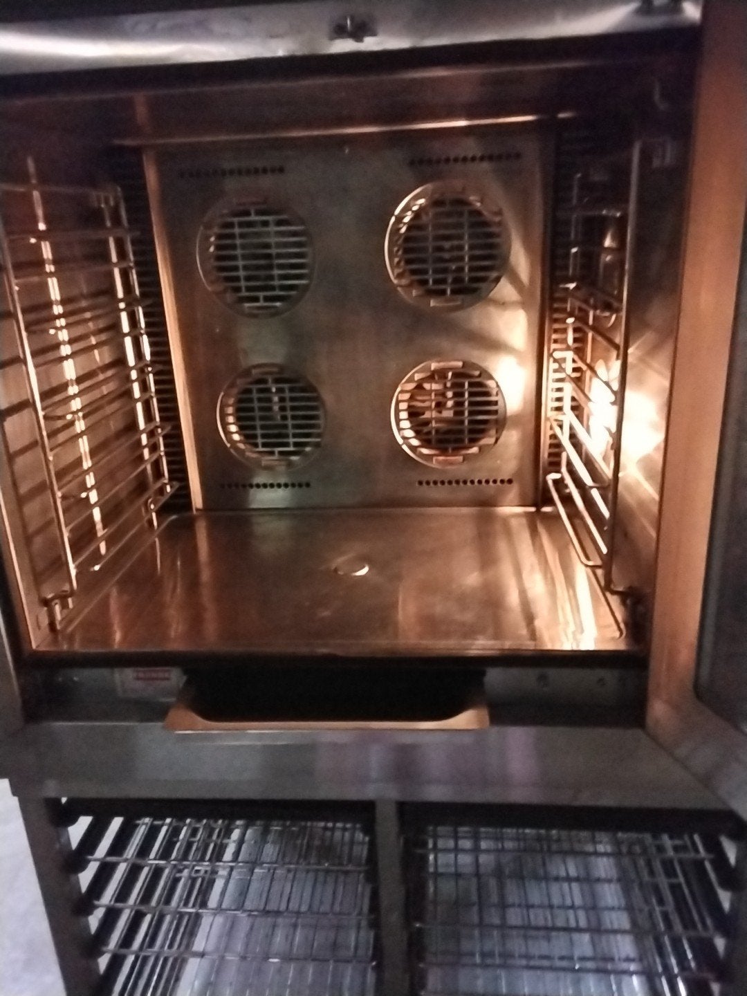 Franke oven, Ophalen