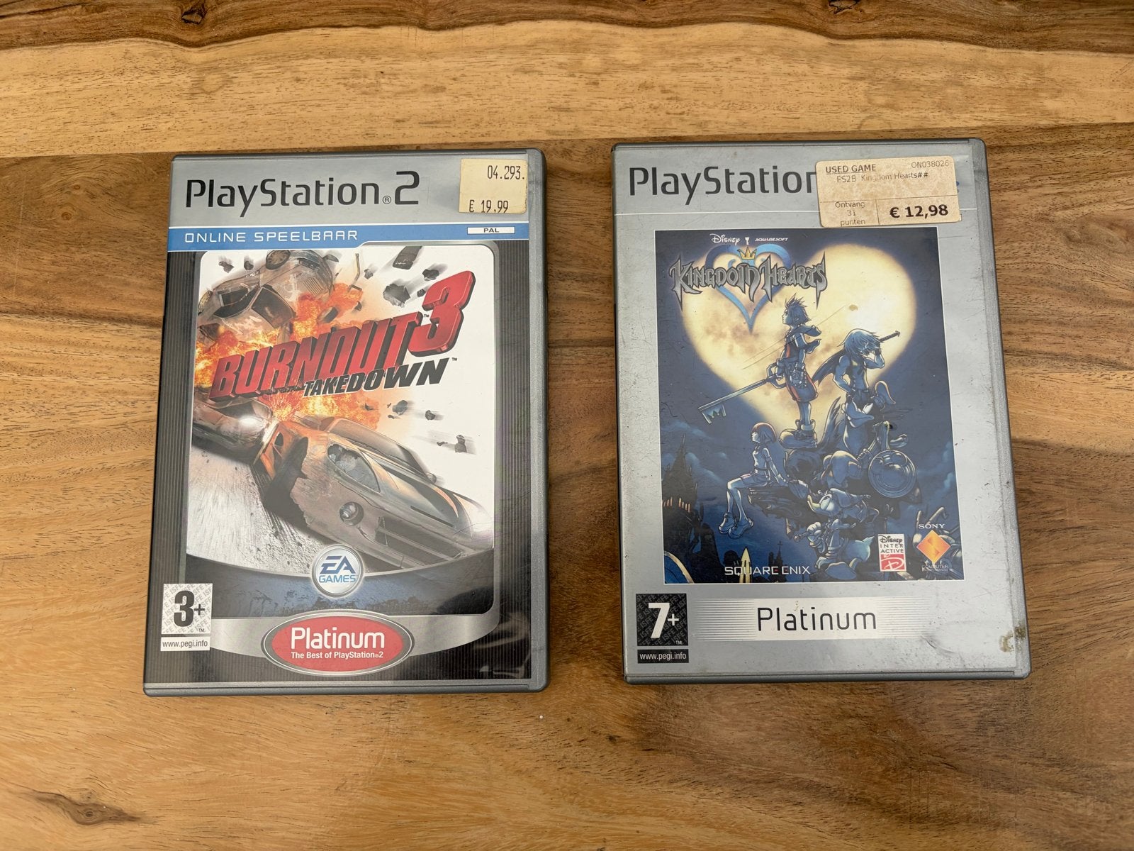 PlayStation 2 Games: Burnout 3 Takedown & Kingdom Hearts, Ophalen, Online, Gebruikt, 1 speler