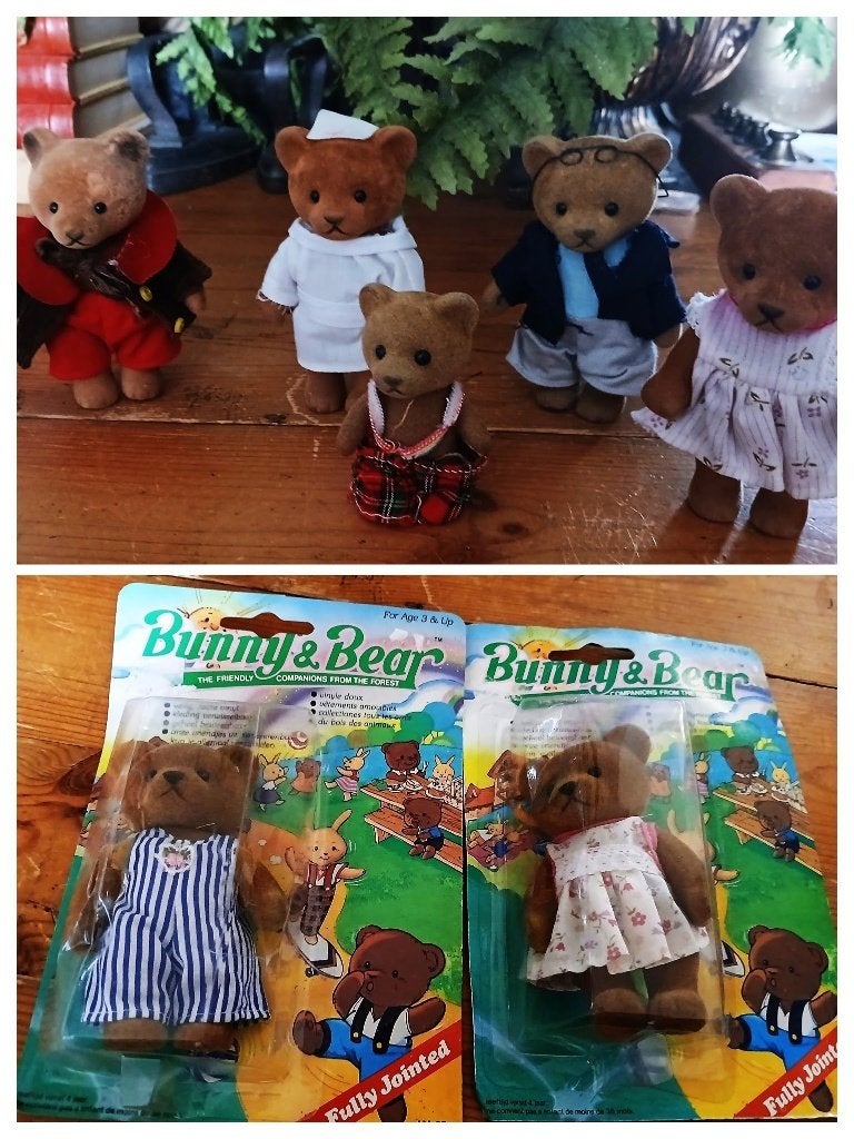 Sylvanian beertjes zie foto's, Ophalen of Verzenden, Zo goed als nieuw