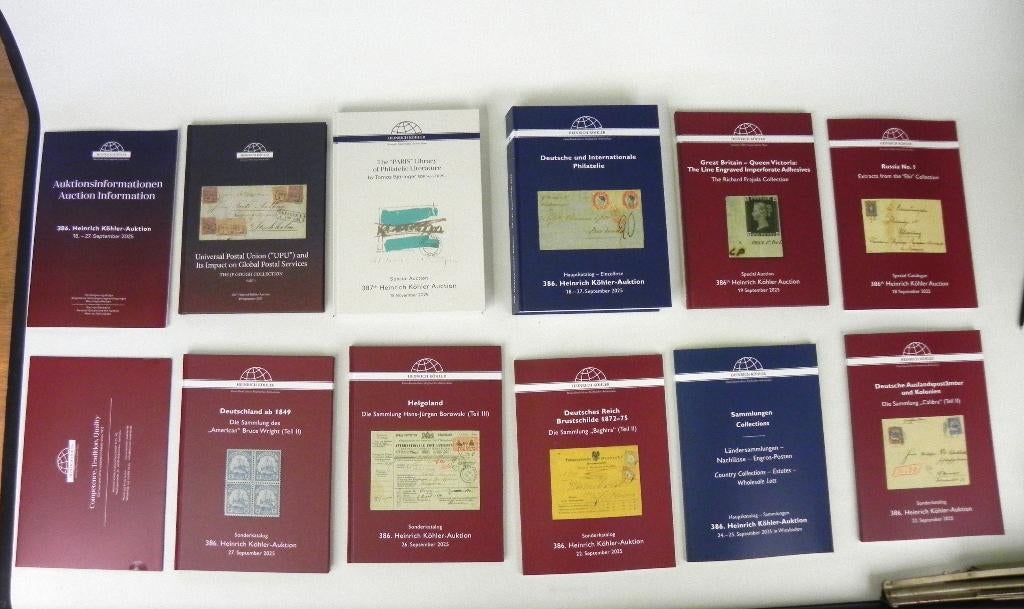 Veiling documentatie Heinrich Kohler Auktion sept 2025, Ophalen of Verzenden, Catalogus