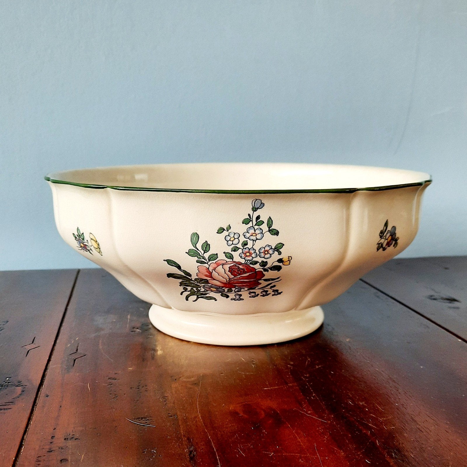Villeroy & Boch 'Alt Strassburg', grote schaal met 3 treven, Antiek en Kunst, Ophalen