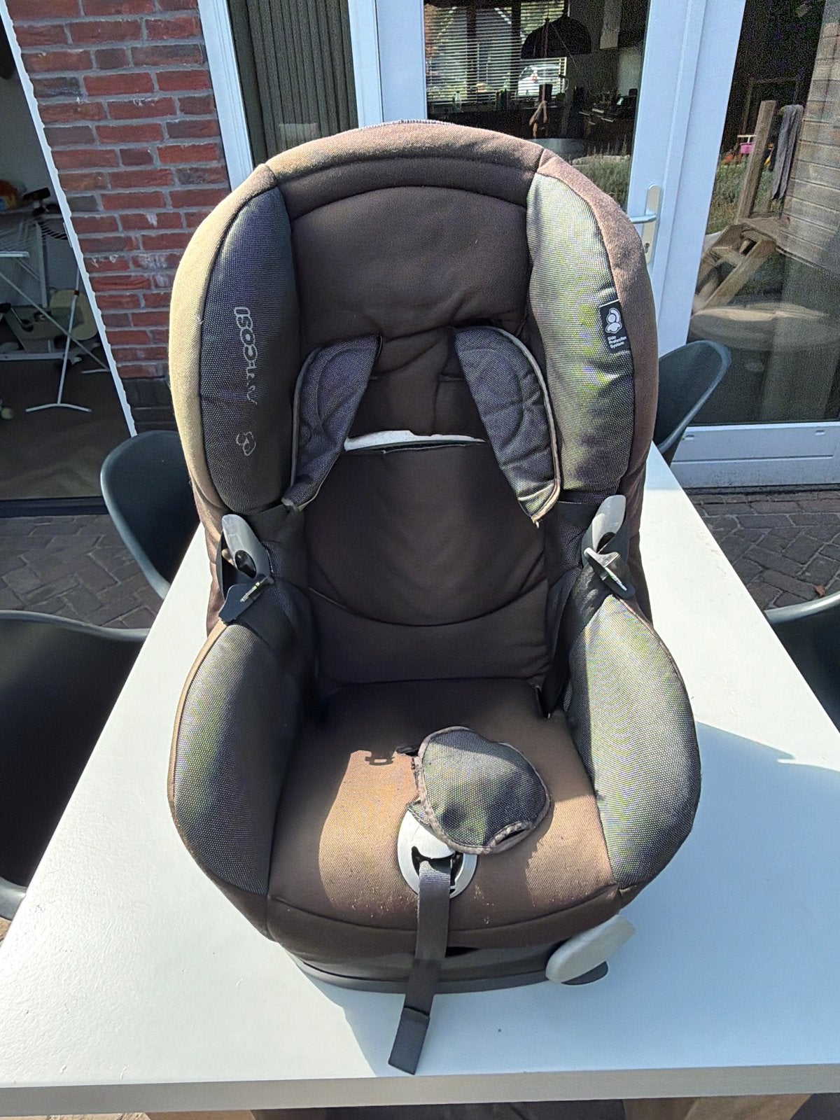 Maxi-Cosi Tobi autostoel grijs/ bruin, Ophalen, Verstelbare rugleuning, 9 t/m 18 kg, Maxi-Cosi