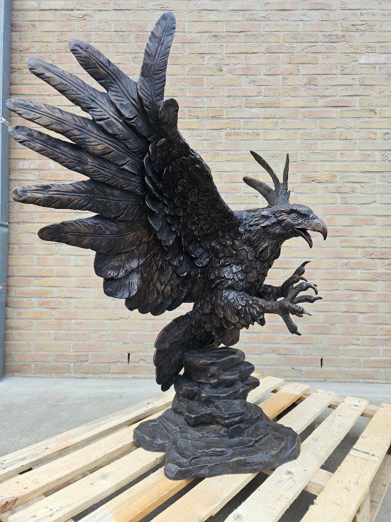BRONZEN LEVENECHTE AREND TOPBRONS IS ZEER ZWAAR KOOPJE!!!, Ophalen of Verzenden, Nieuw, Overige materialen, Dierenbeeld