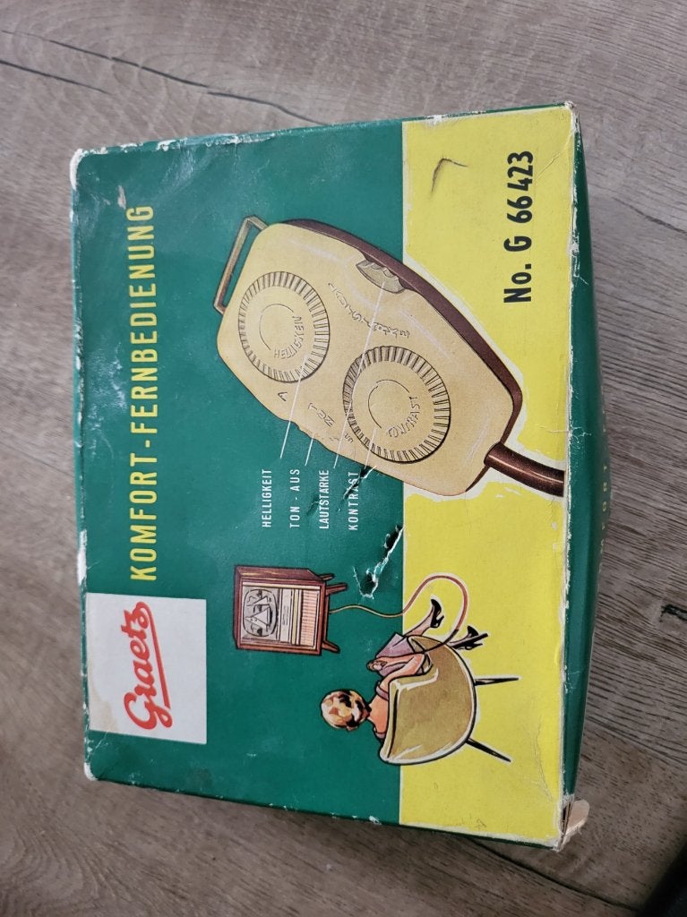 Graetz TV afstandsbediening voor vintage Z/W TV's, Ophalen of Verzenden