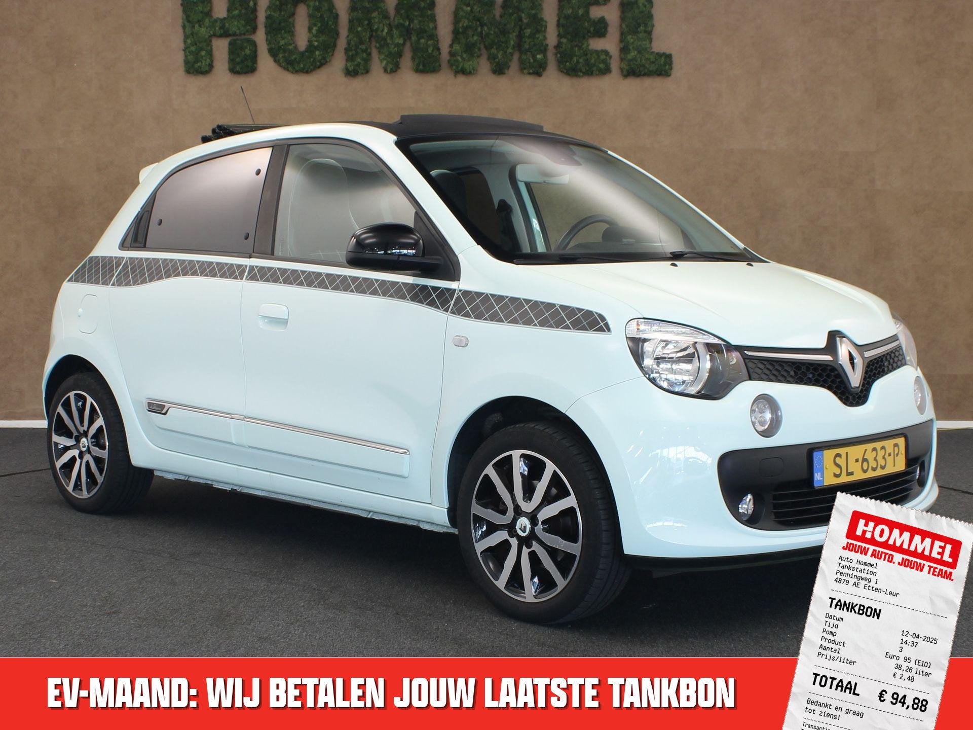 Renault Twingo 1.0 SCe Intens - ORIGINEEL NEDERLANDSE AUTO -, Gebruikt, 840 kg, 4 stoelen, Leder en Stof