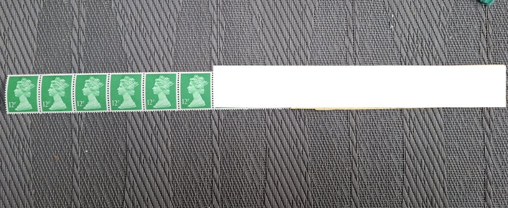 postzegel engeland machin uitgave rolzegel 12P zie tekst, Verzenden, Postfris