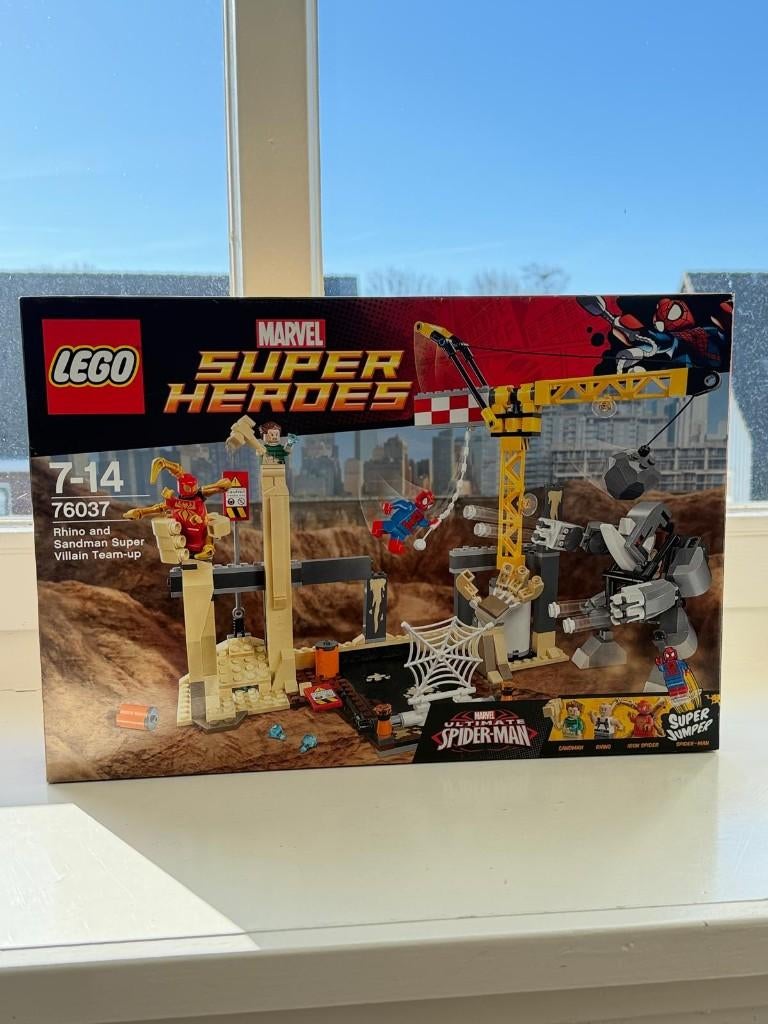 LEGO Super Heroes Rhino en Sandman Superschurk 76037, Kinderen en Baby's, Speelgoed | Duplo en Lego, Nieuw, Lego, Complete set