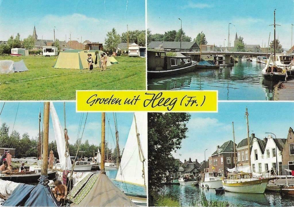 AK Heeg - Groeten uit....Kamperen, Verzenden, 1960 tot 1980, Ongelopen, Friesland