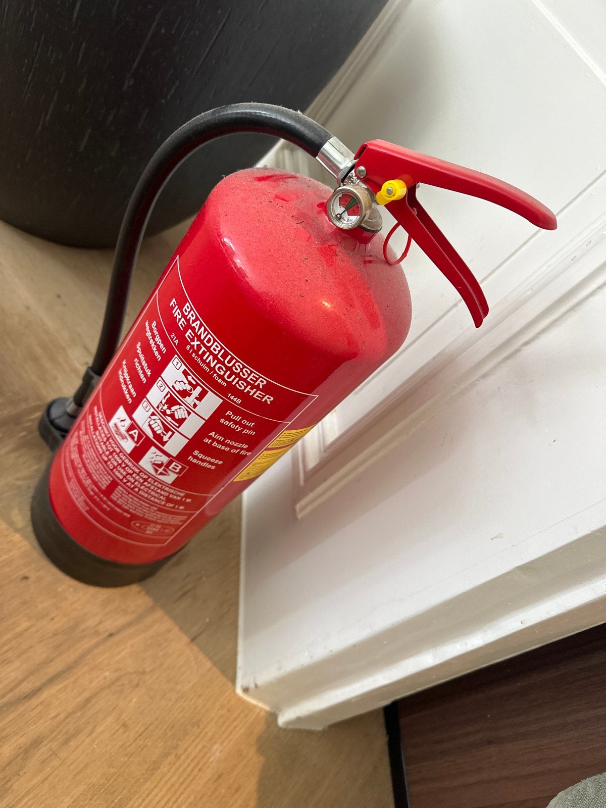 Rode Brandblusser - Schuimblusser voor brandveiligheid, Ophalen, Gebruikt, Brandblusser