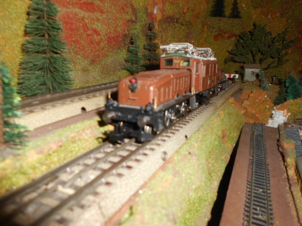 Märklin 3352 Bruine Krokodil Zwitserland SBB CFF digitaal, Wisselstroom, Locomotief, Analoog, Ophalen of Verzenden