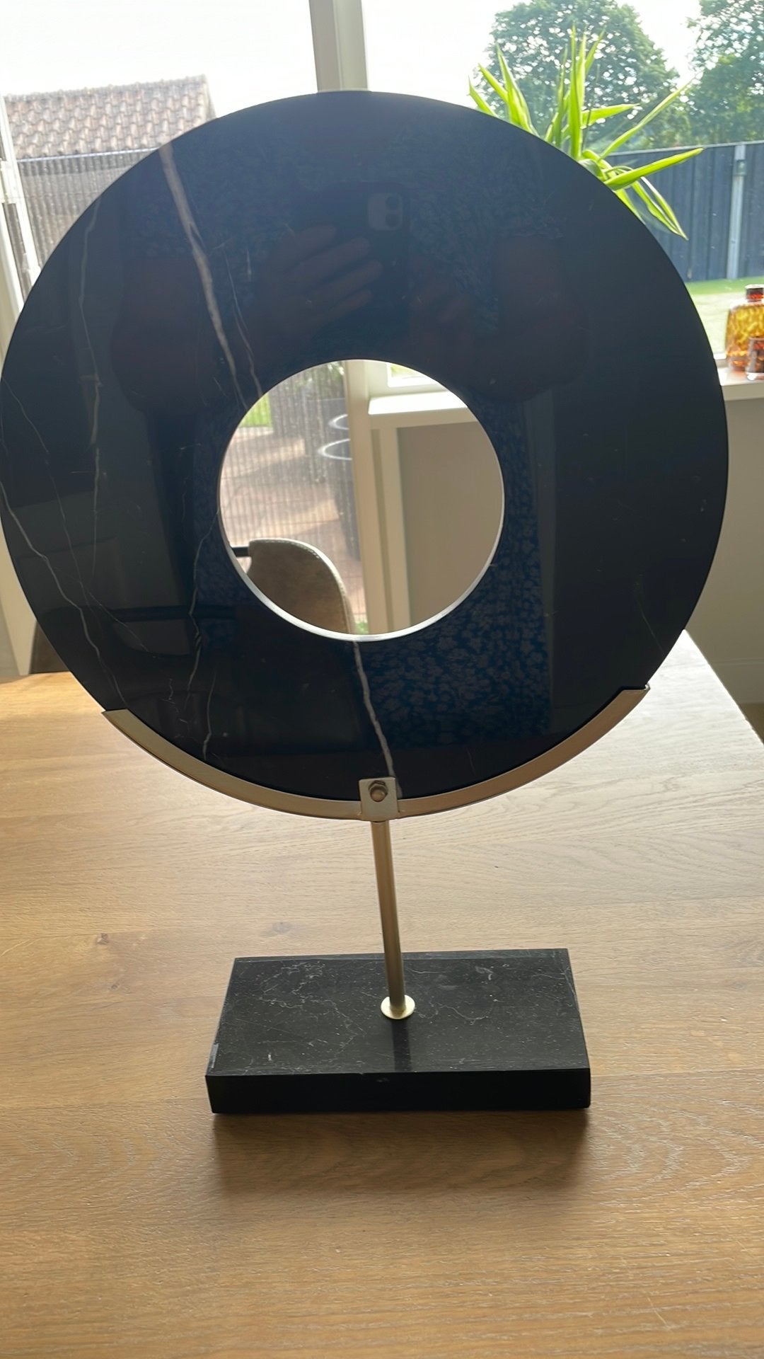 Zwart ornament marmer, Ophalen, Zo goed als nieuw