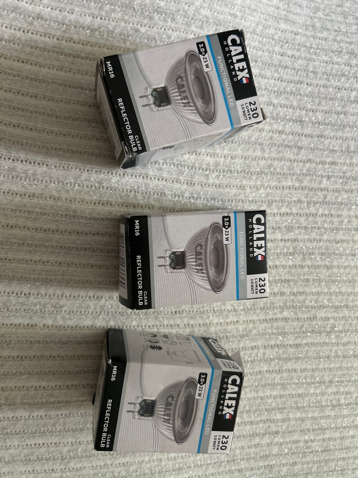 Calex LED Reflector Lamp MR16 - 3.0W (vervangt 23W), Led-lamp, Overige fittingen, Ophalen of Verzenden, Warm wit