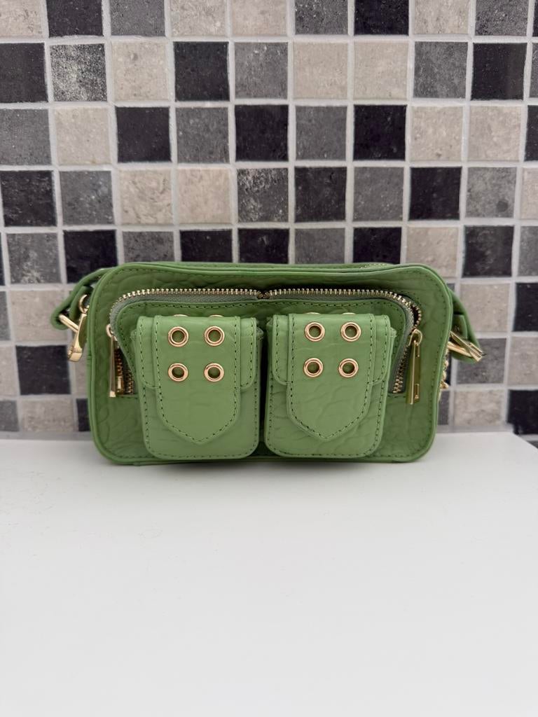 Nunoo handtas, Ophalen of Verzenden, Nieuw, Groen