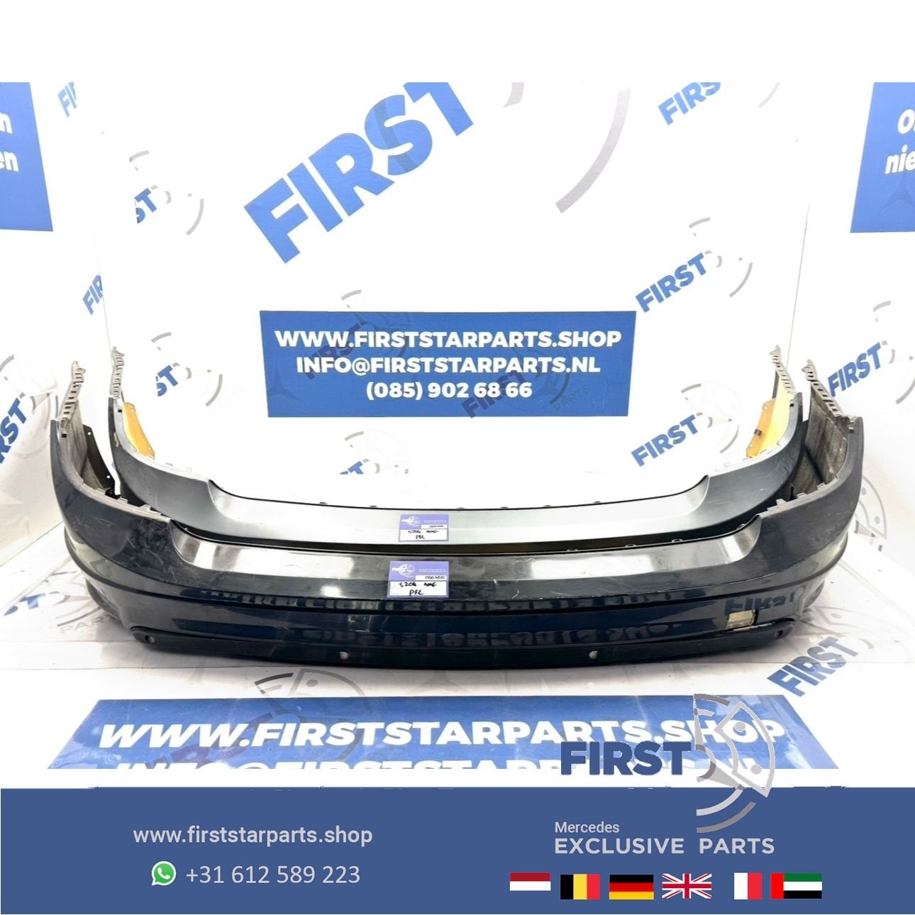 S204 W204 AMG ACHTERBUMPER + DIFFUSER Mercedes C Klasse W204, -, Ophalen of Verzenden, Achter, Bumper