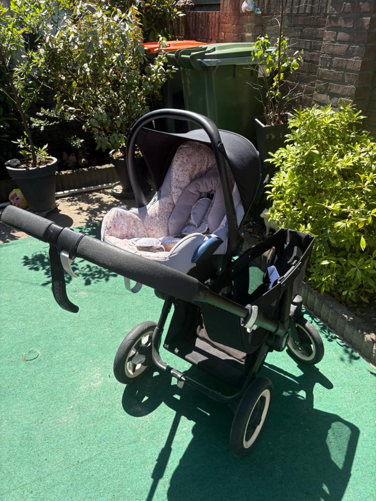 Bugaboo Donkey duo wagen met accessoires, Gebruikt, Ophalen of Verzenden, Combiwagen, Duowagen