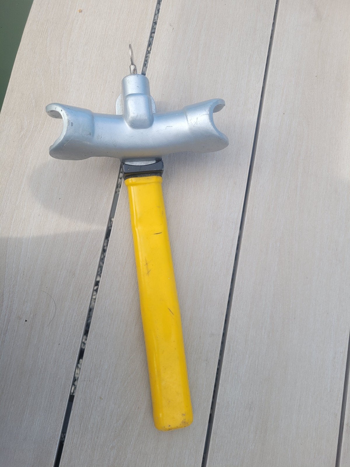Stuurslot met 1 sleutel, Ophalen