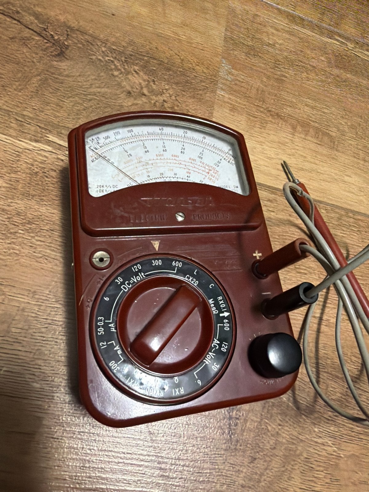 Vintage Hansen Electric Products Multimeter - Model SM, Ophalen of Verzenden, Gebruikt, Overige typen, Overige merken