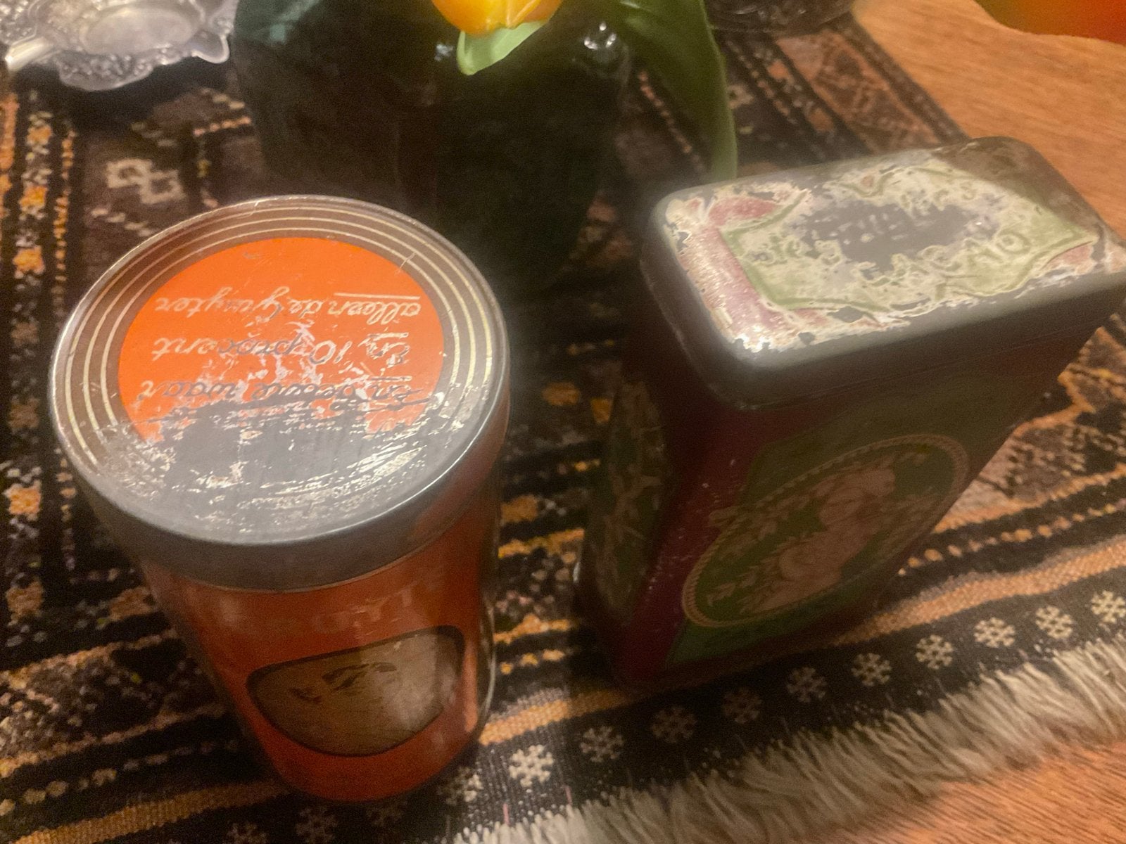 2 Oude blikken - De Gruyter's Cacao en Kuyper's Cacao, Ophalen of Verzenden, Gebruikt, Overige, Overige merken