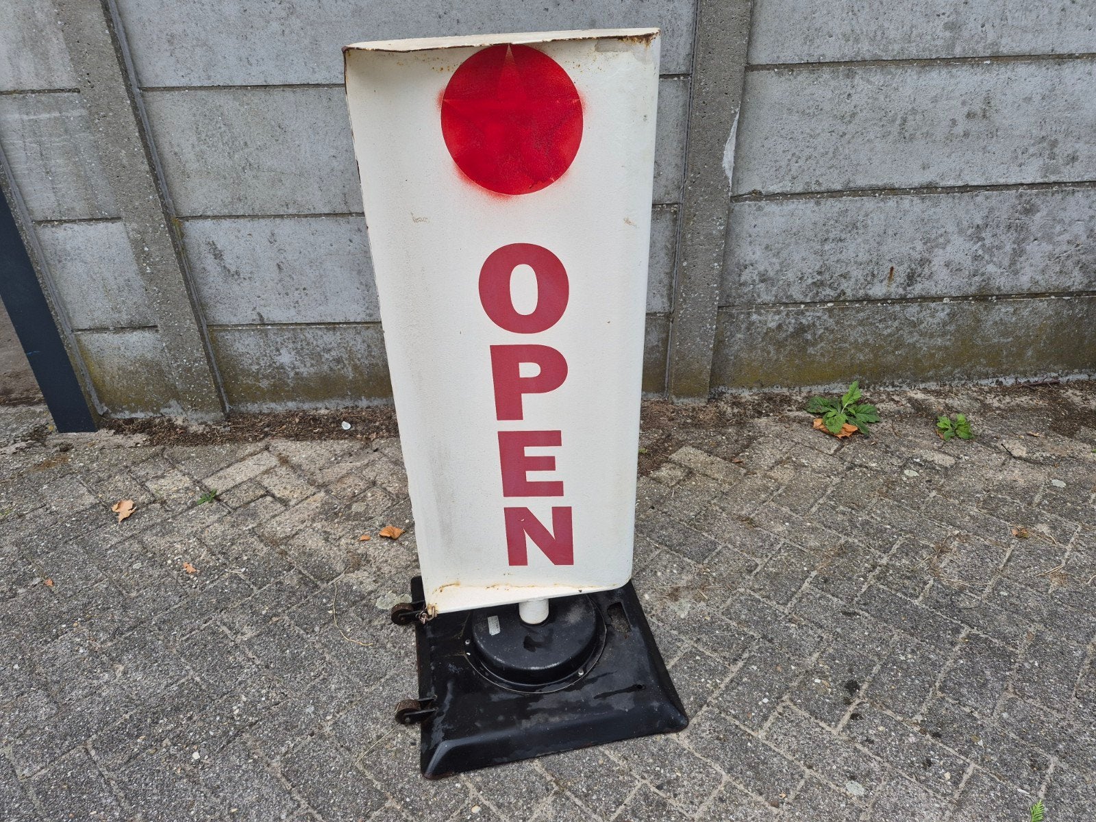 Reclame bord "Open", Verzamelen, Ophalen, Gebruikt, Reclamebord