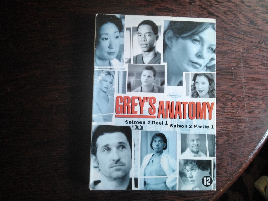 Grey's anatomy seizoen 2 deel 1 compleet, 4disks, origineel, Engels, Nederlands, Drama, Ophalen of Verzenden