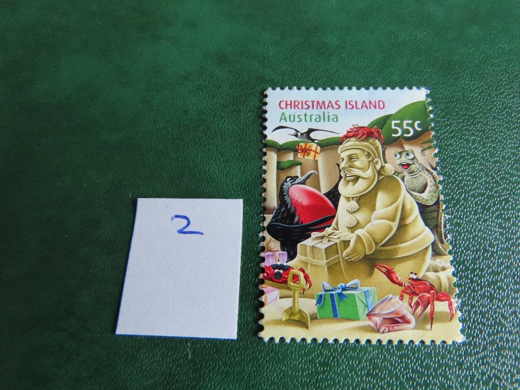 australie christmas island 2, Ophalen of Verzenden, Gestempeld