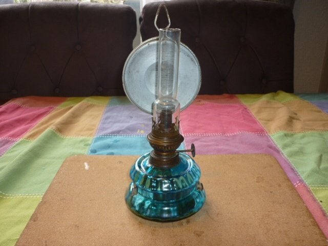 Mooie petroleumlamp in zeer goede staat, Ophalen of Verzenden