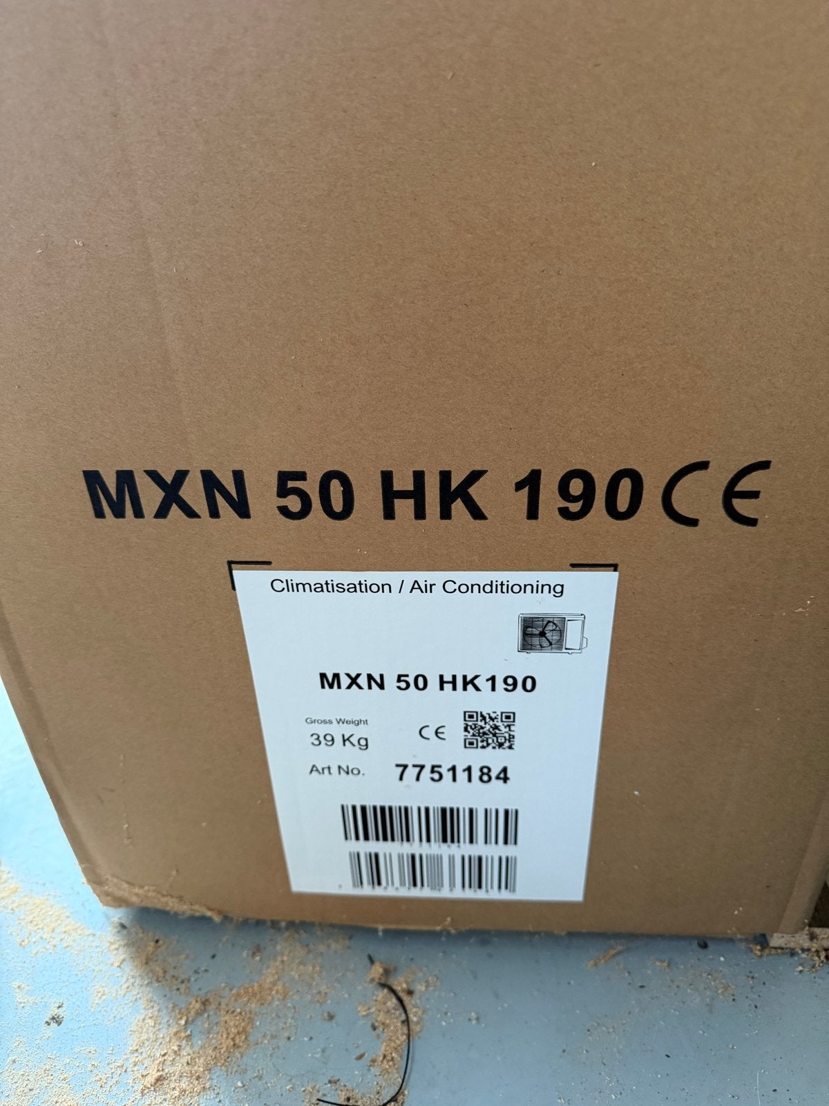 Remeha Diva MXN 50 HK190 Wandairco - Nieuw in doos, Nieuw, 3 snelheden of meer, Ophalen of Verzenden, Koelen en Ontvochtigen