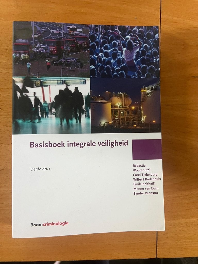 basisboek intergrale veiligheid, Boeken, Onbekend, Zo goed als nieuw, Beta, HBO