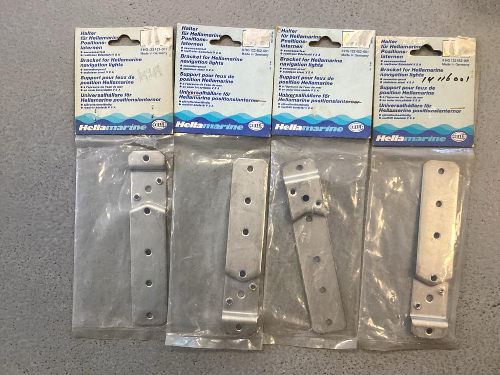 Hella Marine Montagebeugels voor Positielantaarns (4 stuks), Ophalen, Nieuw, Overige typen