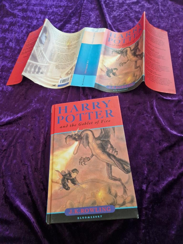 harry potter and the goblet of fire - 1/11 - eerste drukken, Verzamelen, Harry Potter, Ophalen, Gebruikt, Boek of Poster