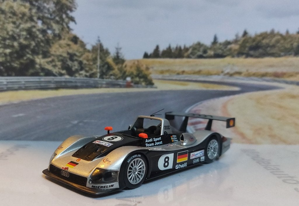 1:43 Audi R8 Roadster #8; Le Mans 24 Hours 1999; Minichamps, Ophalen of Verzenden, Gebruikt, Auto, MiniChamps