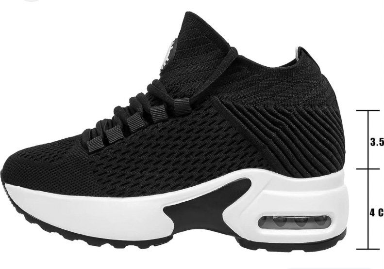 Nieuwe sneakers met verhoogde hak maat 38, Kleding | Dames, Schoenen, Zwart, Nieuw, Ophalen of Verzenden, Sneakers of Gympen