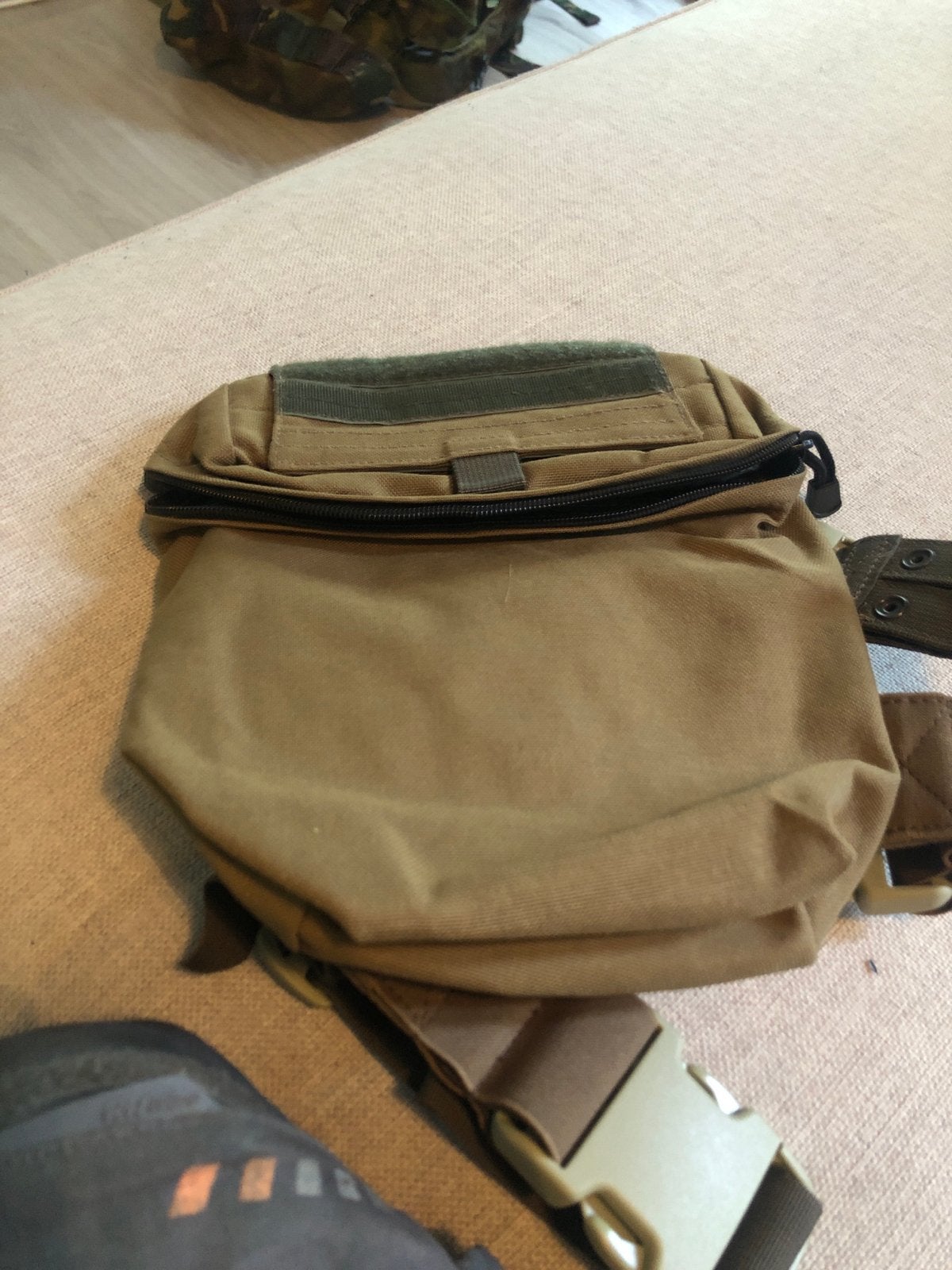 Tactische heuptas/been gordel utility pouch - Coyote bruin, Ophalen of Verzenden, Landmacht, Nederland, Overige typen