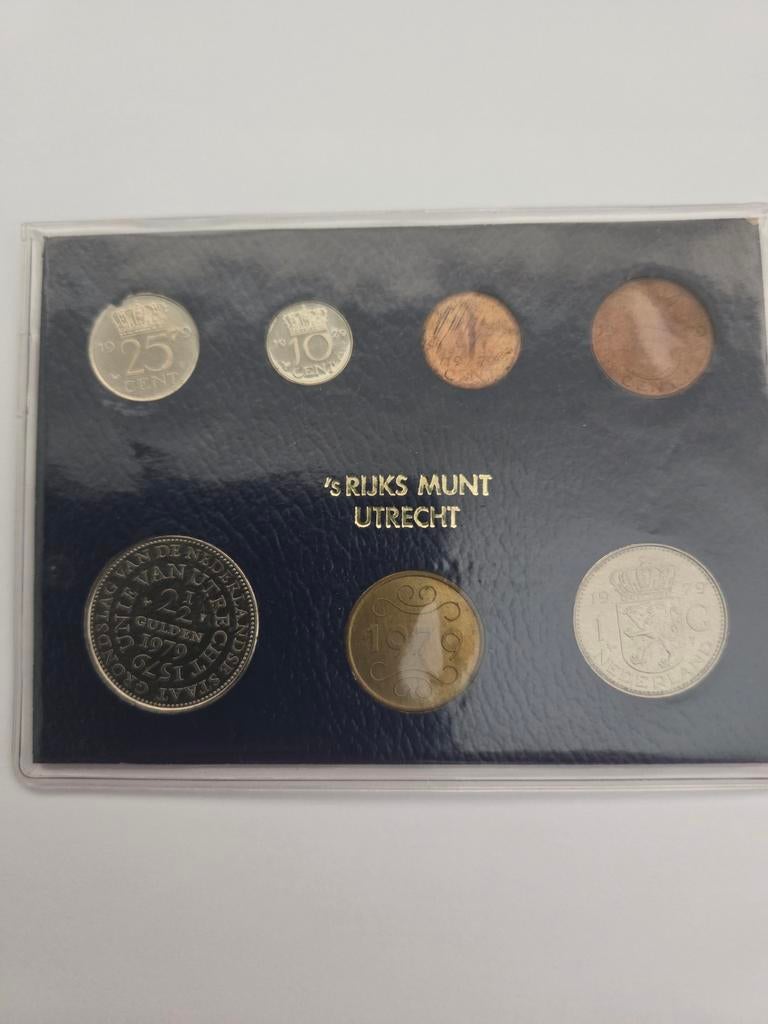 Nederlands Muntset 1979 - 's Rijks Munt Utrecht, Ophalen of Verzenden, Koningin Juliana, 2½ gulden, Setje