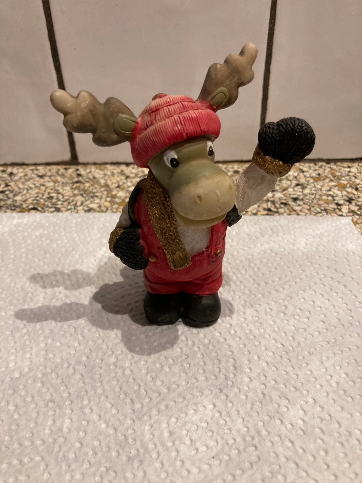 Beeldje rudolf, Diversen, Kerst, Ophalen of Verzenden, Zo goed als nieuw