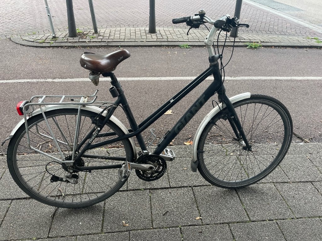 Fiets Giant Expedition -voor iemand die handig is, Ophalen, Gebruikt, Velgrem, (Extra) lage instap