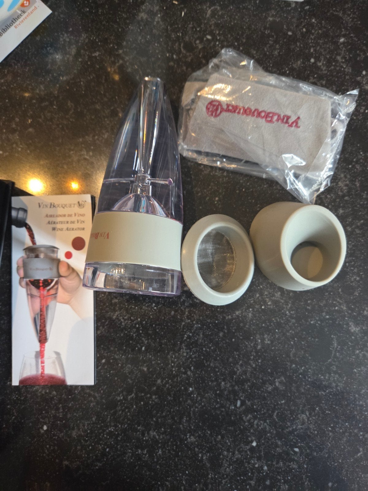 Vin Bouquet Wijn Beluchter / Aerator - Nieuw in doos, Ophalen of Verzenden
