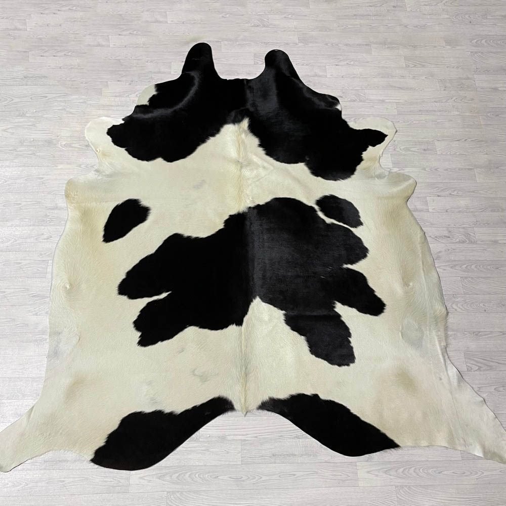 Koeienhuid zwart creme 260x235cm XXL | Lederstore, Landelijk, modern, Scandinavisch, industrieel, 200 cm of meer, Overige vormen